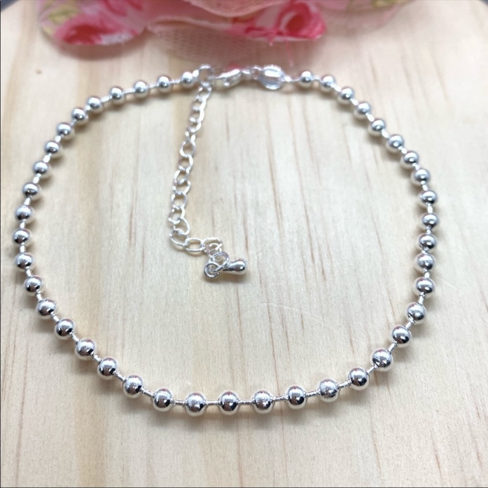 🌟 Sterling Silver 925 Anklet Chain - Picture 2 of 3